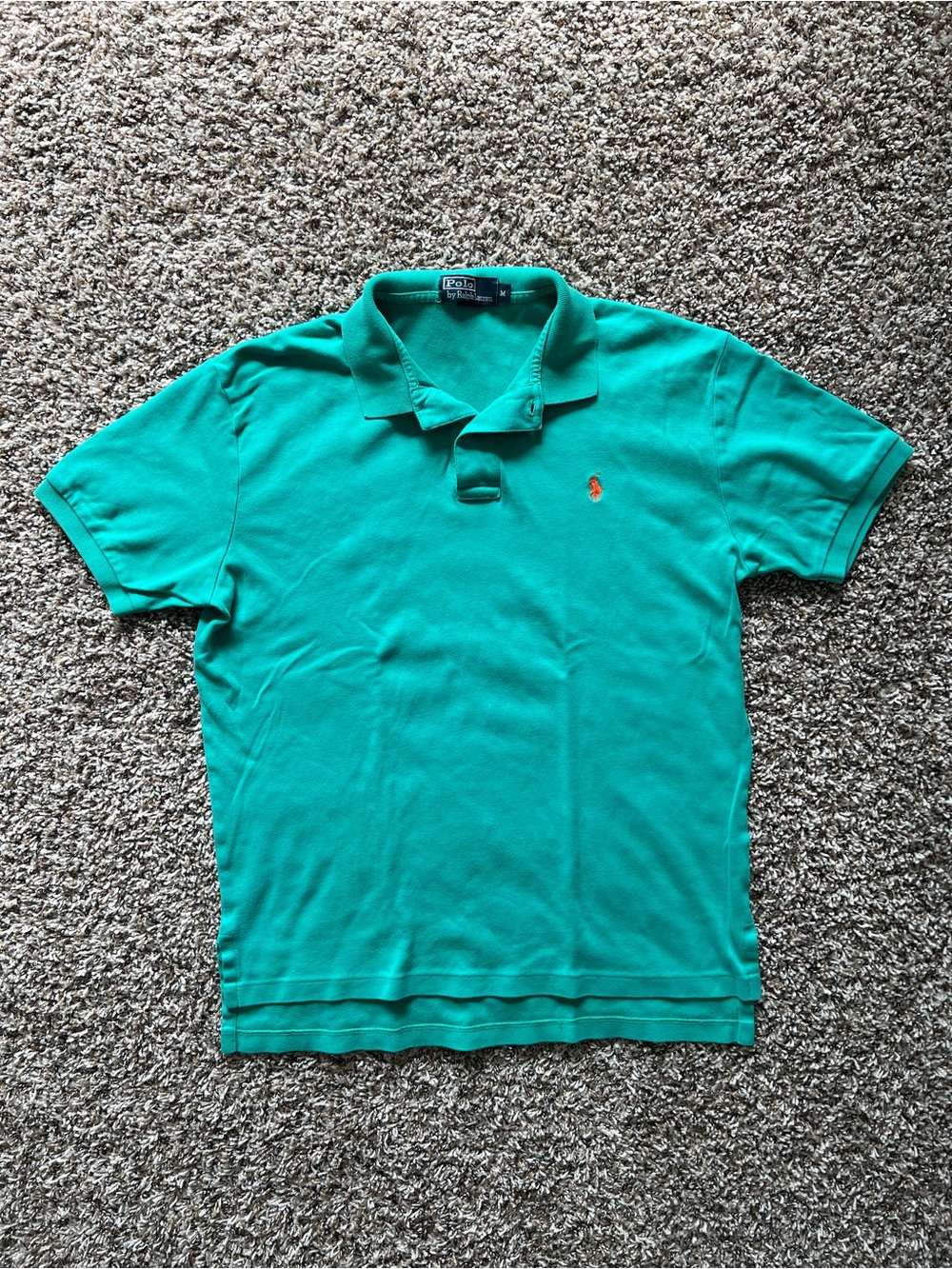 Polo by Ralph Lauren Teal Green Short-Sleeve Polo Shirt